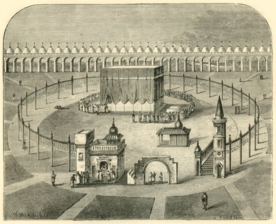 La Kaaba, La Meca, 1890 de Unbekannt