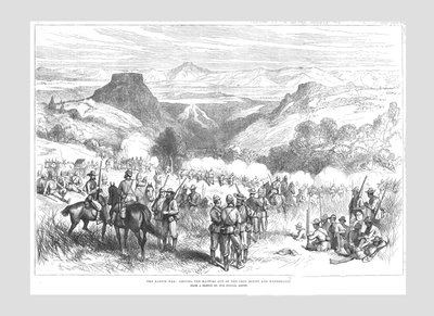 La Guerra de los Cafres - Expulsando a los Cafres del Monte de Hierro y Waterkloof, 1878 de Unbekannt