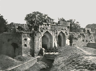 La Puerta de Cachemira, Delhi, India, 1895 de Unbekannt