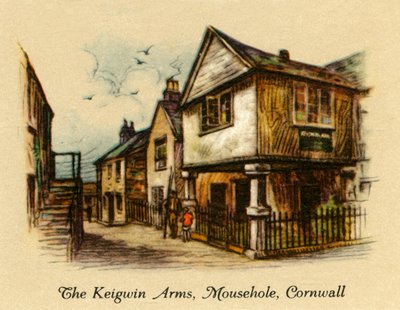 The Keigwin Arms, Mousehole, Cornwall, 1936 de Unbekannt