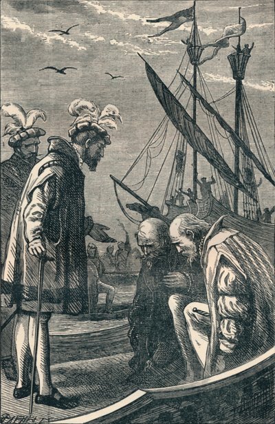 El Rey visita a Vasco da Gama, 1904 de Unbekannt