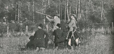 El rey disparando sobre las reservas de Sandringham, años 1900, 1910 de Unbekannt