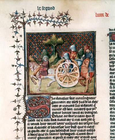 El Caballero del Carro Sir Lancelot, 1344 de Unbekannt