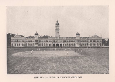El campo de cricket de Kuala Lumpur, Malasia, 1912 de Unbekannt