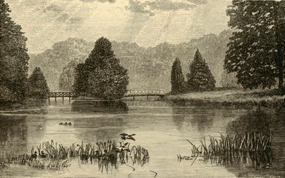 El lago, Blenheim, 1898 de Unbekannt