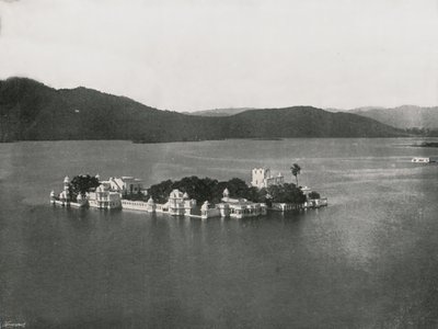 El Palacio del Lago, Udaipur, India, 1895 de Unbekannt