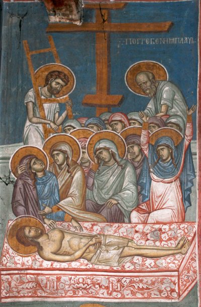 La lamentación sobre Cristo, ca 1350 de Unbekannt