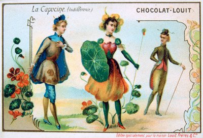 El Lenguaje de las Flores, Capuchina, Indiferencia, c1900 de Unbekannt