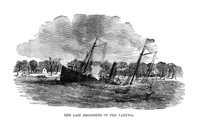 La última andanada del Varuna, 1862 de Unbekannt