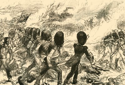 La última carga en Waterloo, 1815, 1890 de Unbekannt