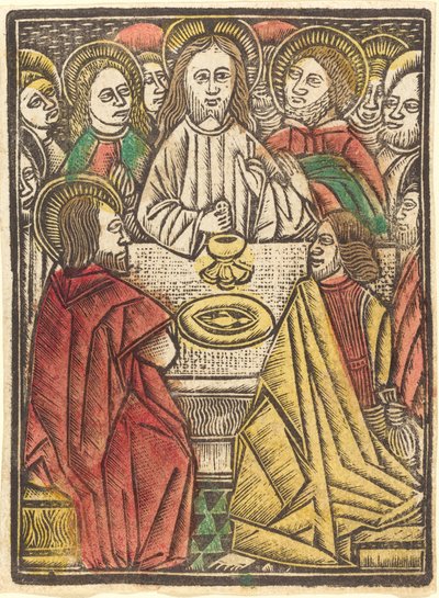 La Última Cena, c. 1480 de Unbekannt