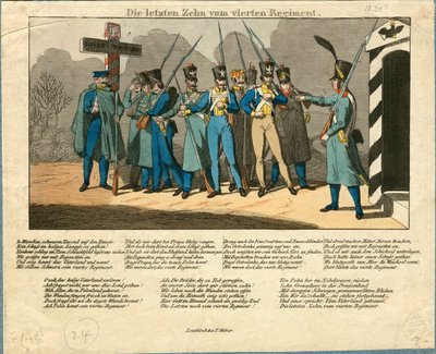 Los últimos diez del 4º Regimiento de Unbekannt