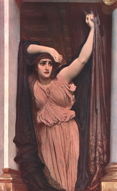 La última vigilia de Hero, 1887, c1902 de Unbekannt