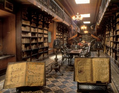 La Biblioteca del Convento de San Francisco, Lima, Perú, siglo XX de Unbekannt