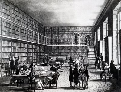 La biblioteca de la Real Institución, Calle Albemarle de Unbekannt