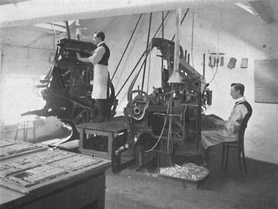 Las Linotipos, 1916 de Unbekannt