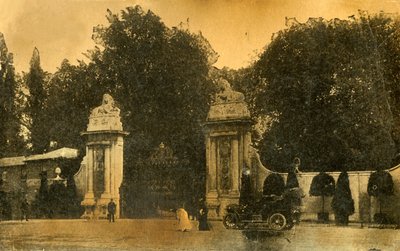 Las puertas del león, Hampton Court, Londres, 1910 de Unbekannt
