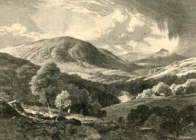 El valle de Lledr, 1898 de Unbekannt