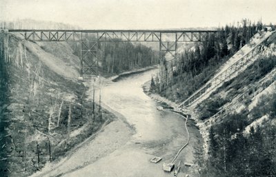 El puente más alto al este de las Montañas Rocosas, 1922 de Unbekannt