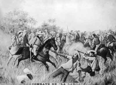 El largo combate, 1895 de Unbekannt