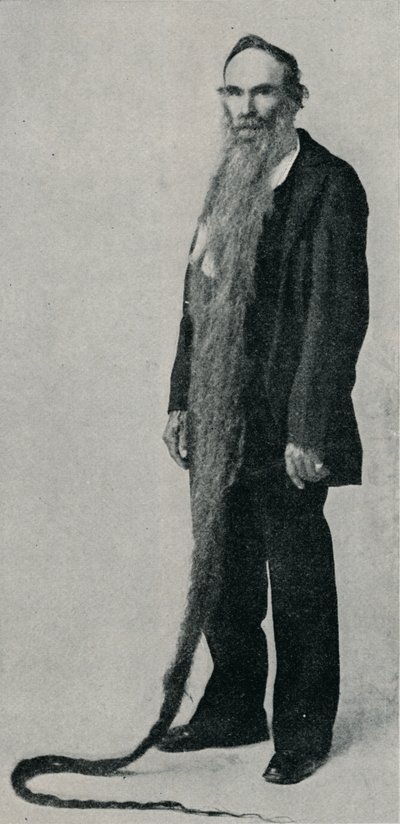 La barba más larga registrada, 1896, 1910 de Unbekannt