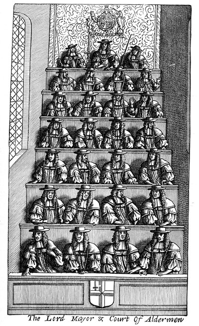 El alcalde y el tribunal de los concejales, Londres, 1681 1894 de Unbekannt
