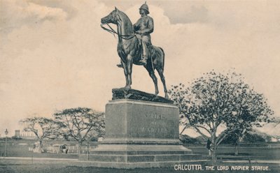 La estatua de Lord Napier, Calcuta, c1905 de Unbekannt
