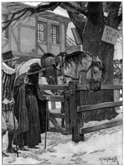 El caballo del soldado perdido, 1887 de Unbekannt