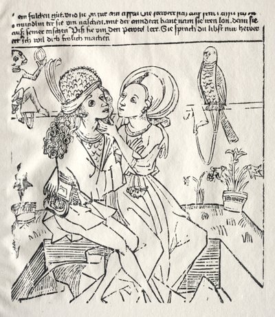 Los amantes, c. 1470 de Unbekannt