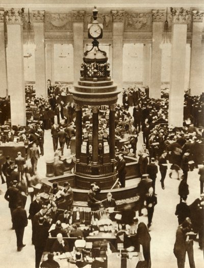 La Campana Lutine en la Sala de Suscripción en Lloyds de Londres, 1933, 1935 de Unbekannt