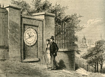 El Reloj Magnético, Observatorio de Greenwich, c1840 de Unbekannt