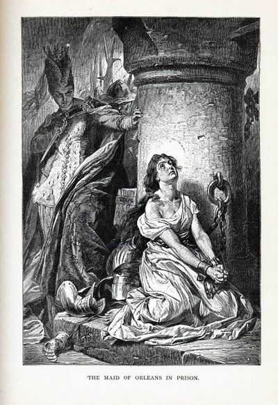 La Doncella de Orleans en prisión, 1882 de Unbekannt