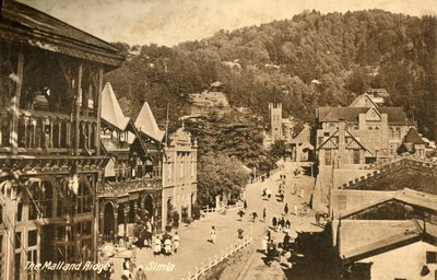 El Mall y Ridge - Simla de Unbekannt