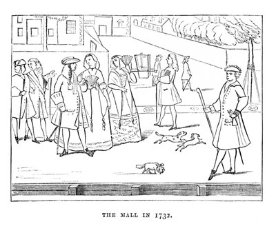 El Mall en 1732, c. 1870 de Unbekannt