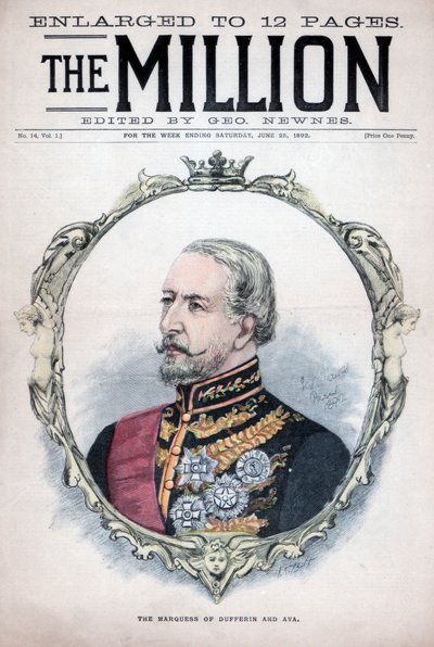 El Marqués de Dufferin y Ava, 1892 de Unbekannt