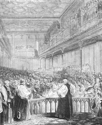 El matrimonio de la Princesa Real con el Príncipe Federico Guillermo de Prusia...1858, 1901 de Unbekannt