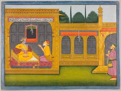 El matrimonio de Rukmini [Mangal], 1775 de Unbekannt