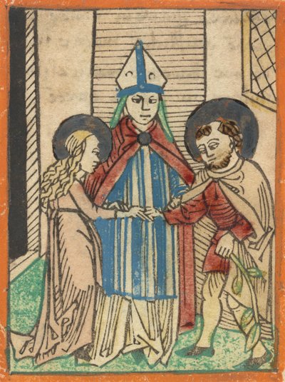 El matrimonio de la Virgen de Unbekannt