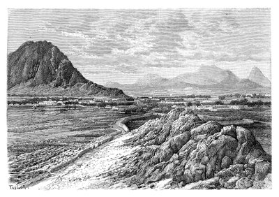 El paso de Marsha, al norte de Kandahar, Afganistán, 1895 de Unbekannt