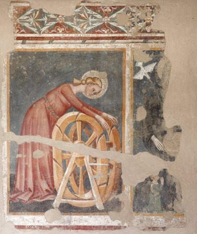 El martirio de Santa Catalina, siglo XIV de Unbekannt