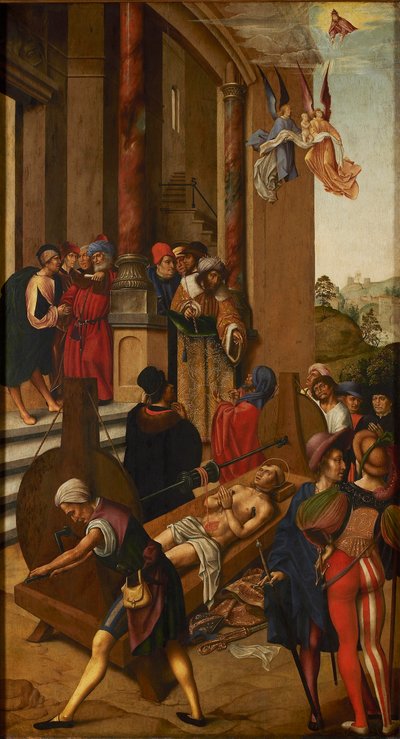 El martirio de San Erasmo, 1500 de Unbekannt