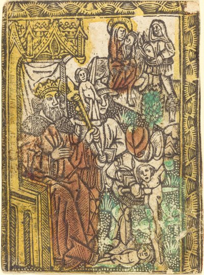 La masacre de los inocentes, c. 1470-1480 de Unbekannt