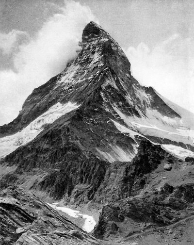 El Matterhorn, los Alpes, siglo XX de Unbekannt