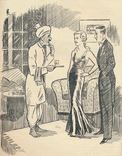 La Memsahib aireando su recién adquirido hindustani..., 1936 de Unbekannt