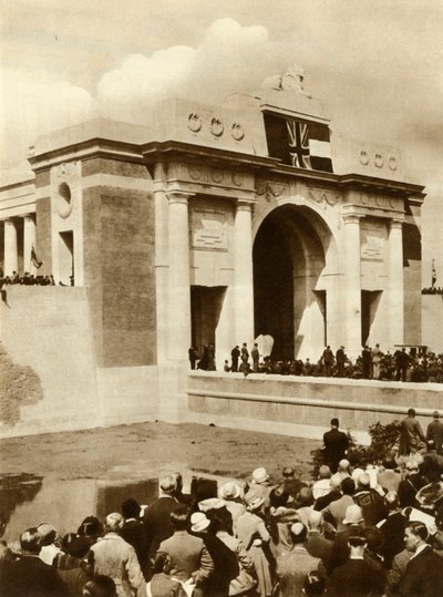 La Puerta de Menin es inaugurada, Ypres, Bélgica, 24 de julio de 1927, 1935 de Unbekannt