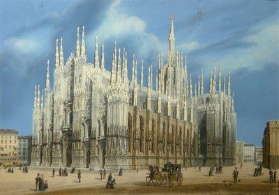 La Catedral de Milán, 1860s de Unbekannt