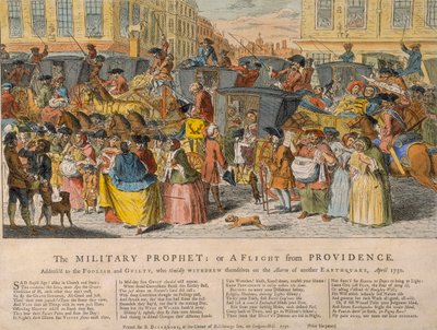 El profeta militar: o una huida de la Providencia, 1750 de Unbekannt