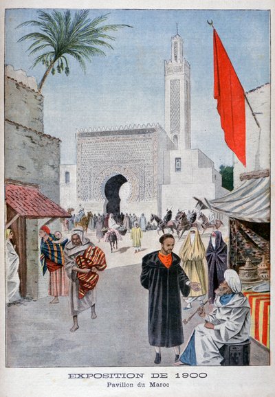 El pabellón marroquí en la Exposición Universal de 1900, París, 1900 de Unbekannt