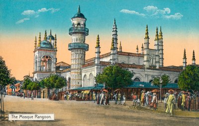 La Mezquita Rangún, c1888 de Unbekannt