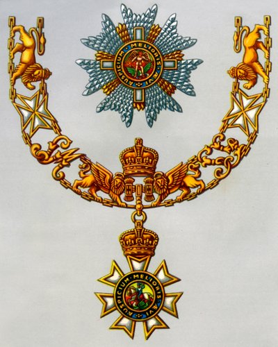 La Orden Más Distinguida de San Miguel y San Jorge, 1941 de Unbekannt